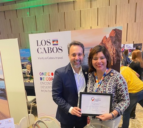 Alex Bernardes e Diana Pomar - Los Cabos na LGBT+ Turismo Expo 2023