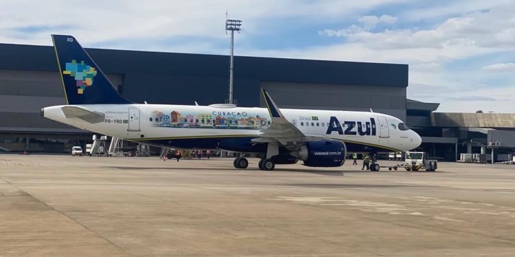 Azul - Voo Confins-Curaçao