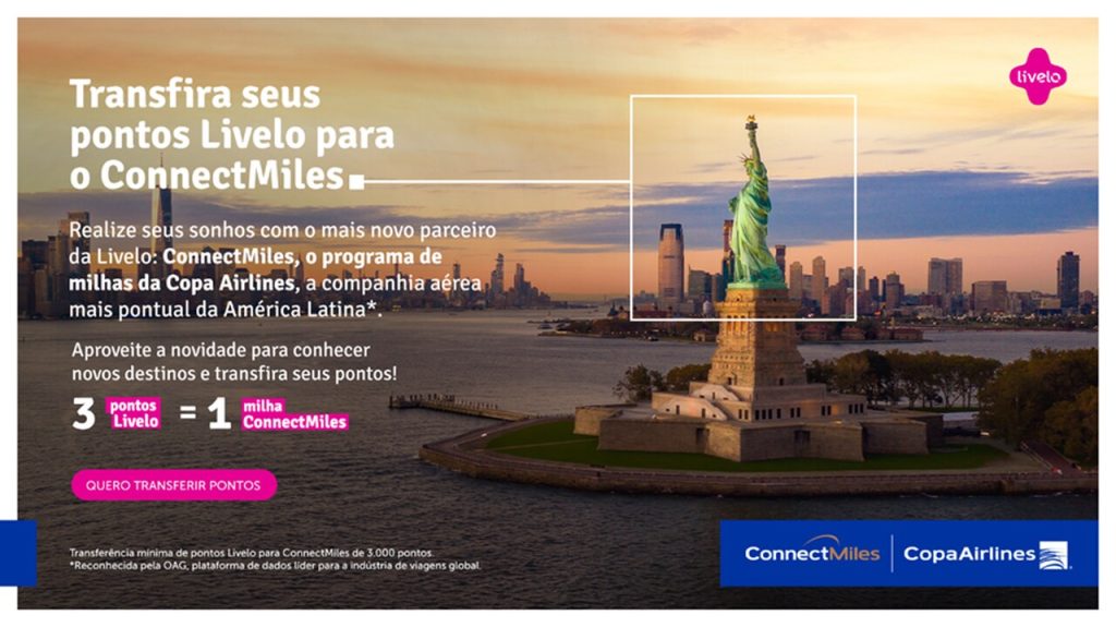 livelo - copa airlines