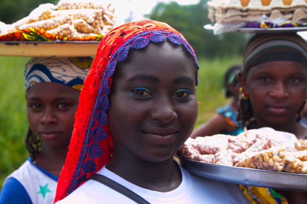 Mulheres nômades da Costa do Marfim
