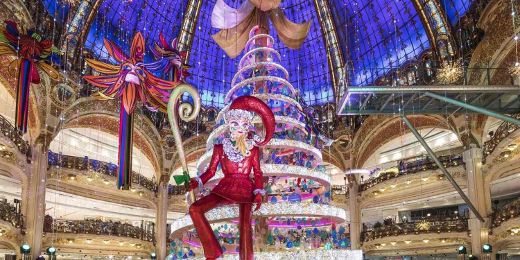 Grande Árvore de Natal da Galeries Lafayette 2023