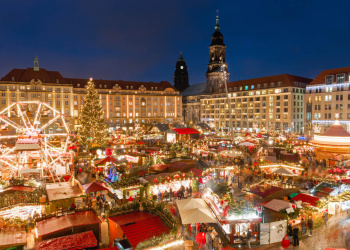 Mercado de Natal em Dresden, Alemanha