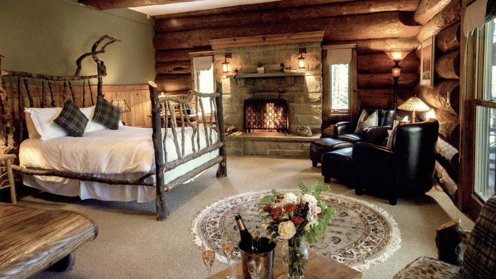 Suíte do Trout Point Lodge