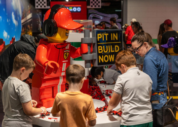 LEGO Ferrari Build and Race