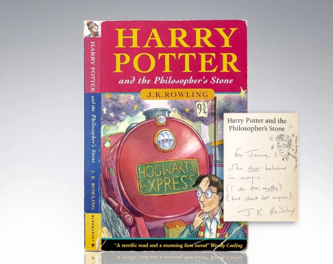 Edição rara do primeiro livro de Harry Potter