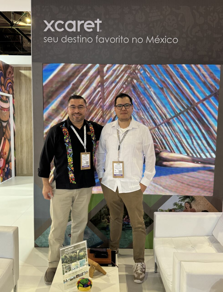 Gustavo Colin e Gabriel López - Hoteles Xcaret na WTM