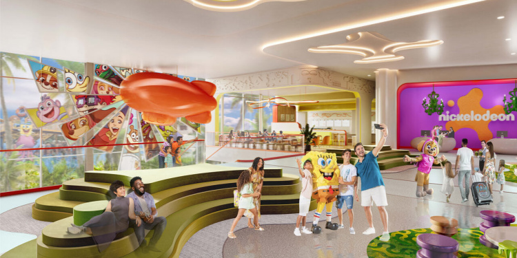 Projeto do Nickelodeon Hotels & Resorts Orlando