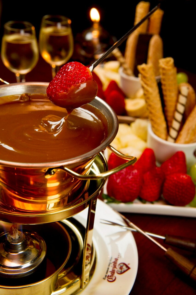 Fondue de doce de leite Chalezinho
