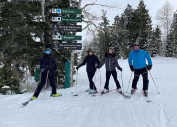Placa de sinalização olímípica em Deer Valley