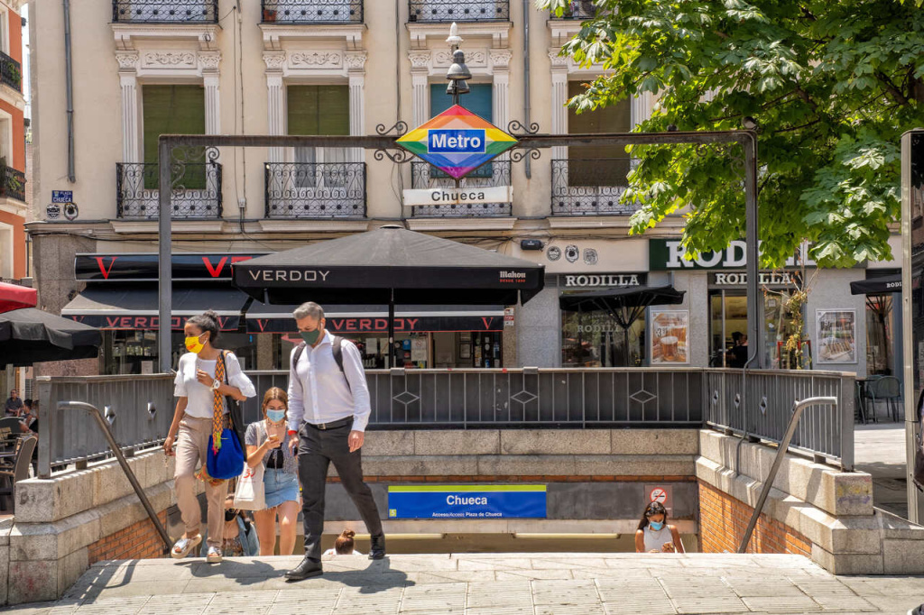 Estação de metrô em Chueca