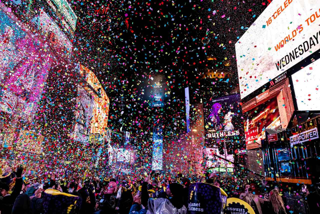 Times Square na virada do ano