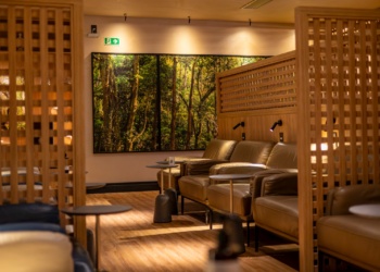 Sala vip no aeroporto de Belém