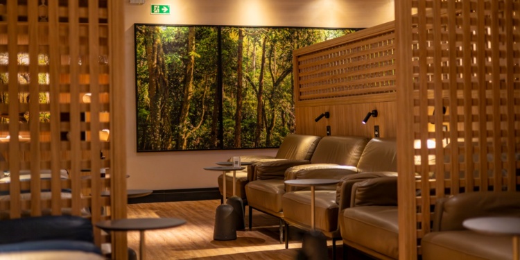 Sala vip no aeroporto de Belém