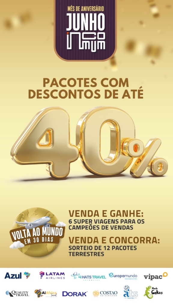 Incomum Viagens 27 anos