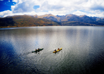 caiaque na Lagoa Piuray - férias no peru