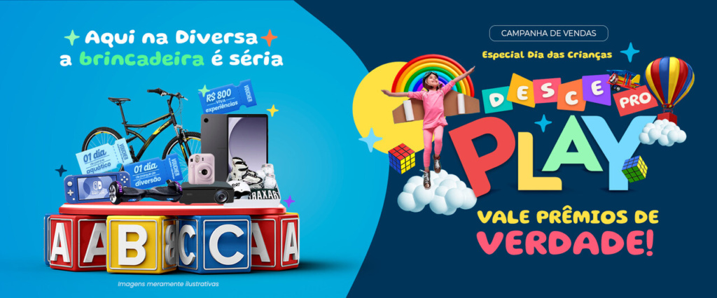 Desce pro play - DiversaTurismo