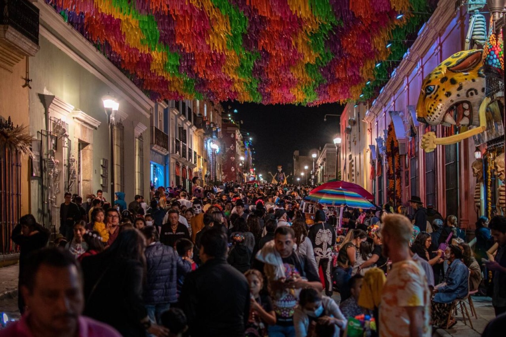 Oaxaca, no México, durante o Dia de los Muertos
