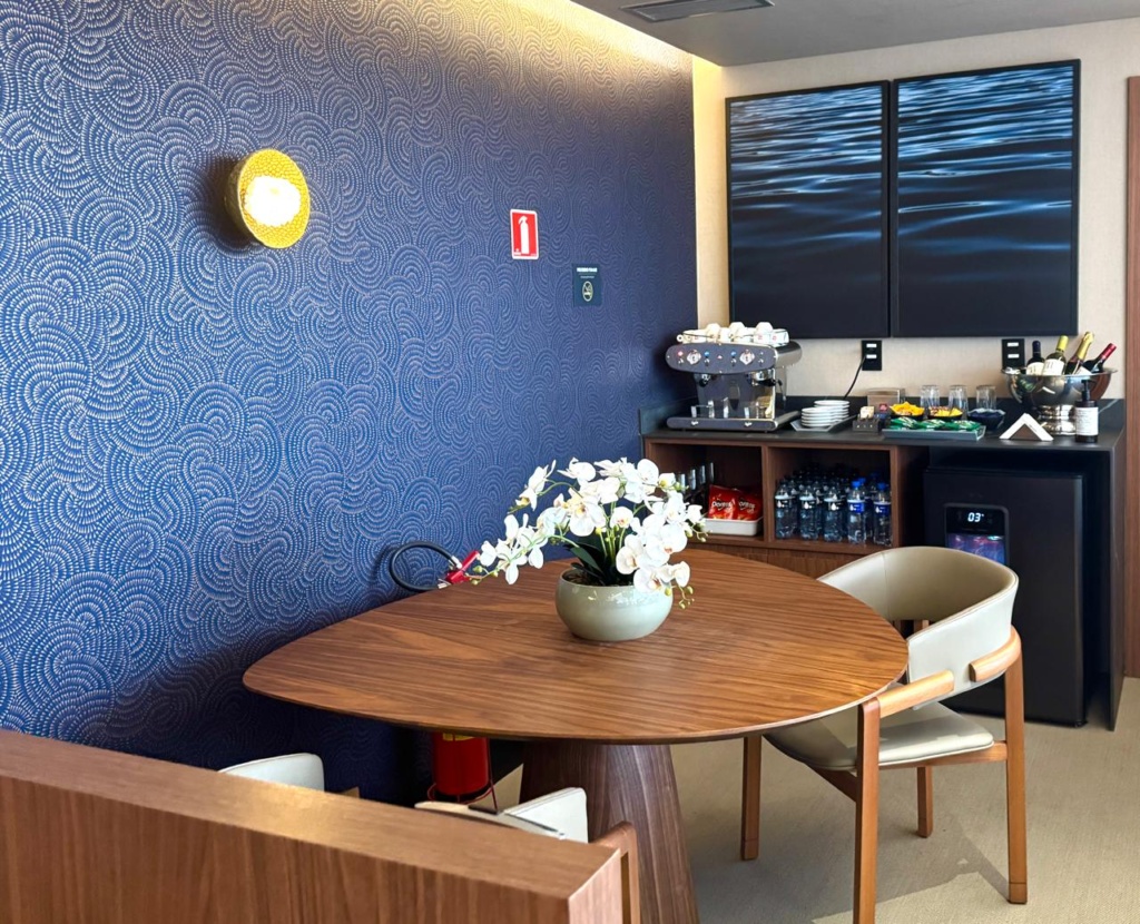 Sala do Meet & Assist do W Premium Services em Guarulhos