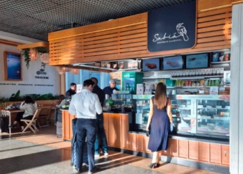 comida saudável aeroportos