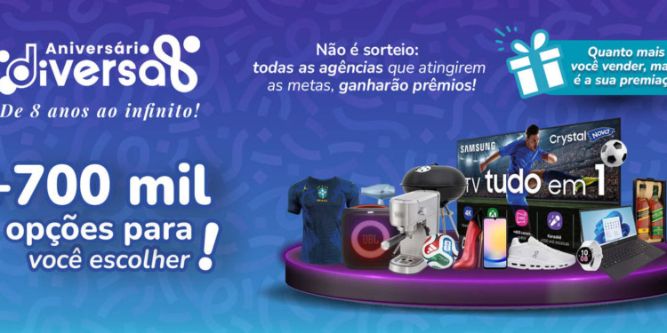 Diversa lança campanha para premiar agentes
