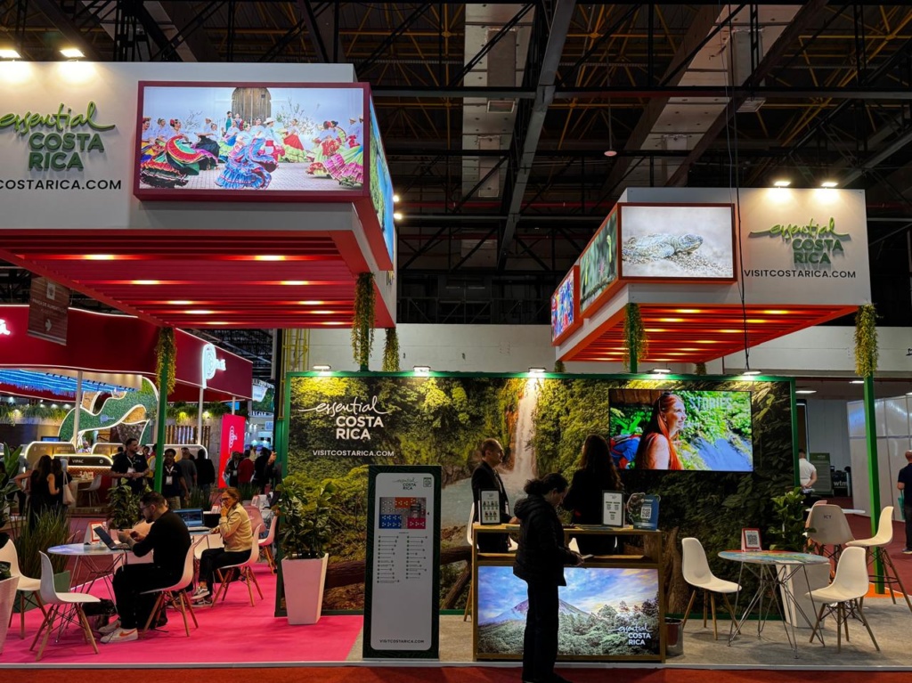 Estande da Costa Rica na WTM Latin America 2026