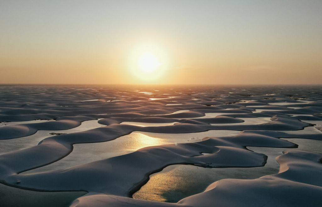 Nascer do Sol Lençóis Maranhenses