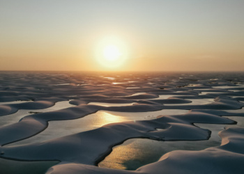 Nascer do Sol Lençóis Maranhenses