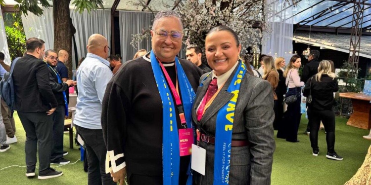 Wilma Gonzales, do Curaçao Tourist Board (CTB) e Janaína Araújo, da Leke