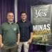 Daniel Menta e Marcelo Aquino durante o lançamento da Yes Sou Minas Gerais em Lagoa Santa