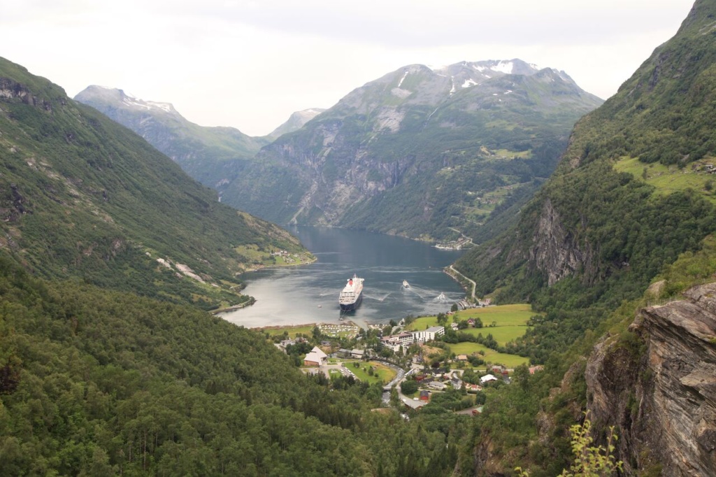 Fiorde Geirangerfjord da Noruega