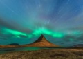 aurora boreal na Islândia